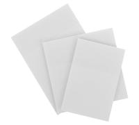CAXUSD 3pcs Self-adhesive Notepads Set Large, Medium, Small Sizes - Waterproof Adhesive Memo Pads for School, Office, and Book Annotation