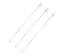 CAXUSD 3pcs Stainless Steel Parrot Fruit Veggie Skewer Feeder for Foraging Enrichment