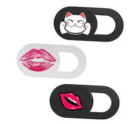 CAXUSD 3pcs Webcam Cover Camera Slide Cover Privacy Protector for Mobile Phone Camera Out Lens Protector