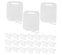 CAXUSD 40pcs Fridge Storage Partition Plastic Divider Removable Freezer Divider for Fridge Freezers Convenient for Side Door Organization