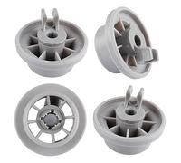 CAXUSD 4pcs Dishwasher Wheels Replacement Rack Parts Compatible Lower Rack Wheel Dishwasher Supply