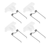 CAXUSD 4pcs Hair Clipper Accessories Replacement Set with Tension Spring and Guide Block, Plastic and Stainless Steel Parts for Easy Maintenance and High Wear Resistance, for Salon Use