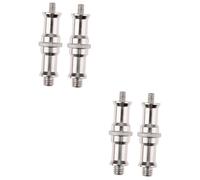 CAXUSD 4pcs Light Stand Screw to Male to Female Threaded Adapter Spigot Tap for Photography