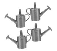 CAXUSD 4pcs Miniature Watering Cans Mini Dollhouse Supplies Tiny Watering Can for Home Decor Miniature Accessories Elegant Unique Design Garden Decoration