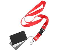 CAXUSD 4pcs Photo Grey Cards for White Balance Dslr Film Cameras Carrying Cord Safe Acrylic Material