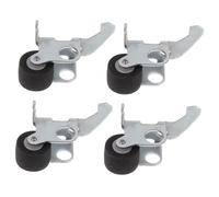 CAXUSD 4Pcs Pinch Roller Pulley Wheels Tape Recorder Bearing Pulley for Audio Radio Cassette Deck Player Replacement Iron