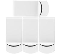 CAXUSD 4pcs Practical Stainless Steel Money Clips Small Silver Cash Storage Clips with Fine Workmanship for Office and Everyday Use, Saving Time and Effort