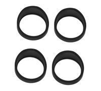 CAXUSD 4PCS Rubber Eyepiece Covers for Stereo Microscope and Telescope Anti-glare Eye Cup Guards and Hygienic Scope Accessories for Labs and Educational Use