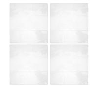 CAXUSD 4pcs Transparent Book Cover: 48k Plastic Book Protector - Planner Sleeves Protector - Clear Plastic Cover for Planner Journals Office Files Homework Compatible for Hoboweeks