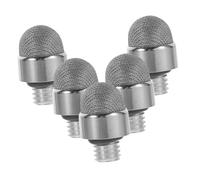 CAXUSD 5-pack Capacitive Touch Screen Pen Tips Sturdy Silver Fiber Stylus Nibs for Tablets and Smartphones M5 Outer Thread Replacement