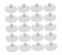 CAXUSD 50 Pcs PVC Suction Cups Without Hook for Organization Projects and Home Decoration, Easy to Use and Clean, Sucker Pads 3cm Diameter