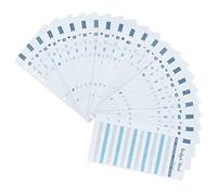 CAXUSD 50 Sheets Budget Sheets Hole Cash Binder Refill Expense Tracking Budget Planner Inserts Paper for Daily Financial Management