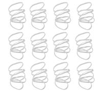 CAXUSD 5000pcs Wide Tpu Elastic Hair Bands for Women High Elasticity and Suitable for Hairstyles for Quick Hair Styling and Daily Use Sturdy Ties for Thick
