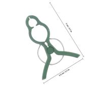 CAXUSD 50pcs Garden Plant Support Clips for Tomato Vines Large Green Plastic Plant Fixing Clamps Flexible Vine and Bending Clips for Trellising and Stem Reinforcement