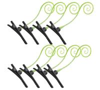 CAXUSD 50pcs Green Grass Barrettes Hair Clips, Lightweight Plastic Decorative Hairpins, Easy to Wear Costume Accessories, Create Vivid and Positive Imagination