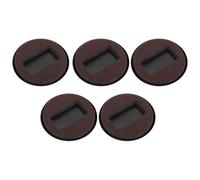 CAXUSD 5pcs Furniture Caster Cups Non-slip Wheel Castor Pads with Felt and Eva Material Fixed Furniture Wheels Protectors for Cribs and Tables