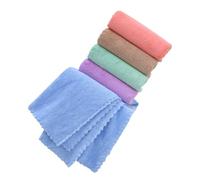 CAXUSD 5pcs Hamster Blanket Set 30x30cm Soft Absorbent Bath Towels Small Animal Cage Bedding Mats Multi-color Hamster Cage Cushions Pet Shower Towels for Small Rodents