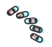 CAXUSD 5pcs Laptop Webcam Privacy Cover Set with Lovely Cat Design, Abs Material, Anti-hacking Protection for Laptops and Computers