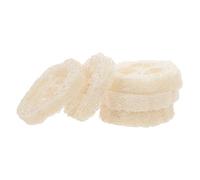 CAXUSD 5pcs Loofah Bath Brushes with Simple and Natural Shape, Keep Soap Dry and Prevent Soap Dropping, for Bathroom and Creative Decoration