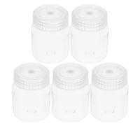 CAXUSD 5pcs Tissue Culture Wide Mouth Vial Chemical Bottle Chemical Storage Bottle Wide Mouth Bottles Test Bottles Wide Mouth Lab Reagent Bottle Science Lab Containers Transparent Plastic