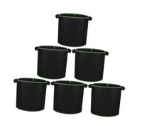 CAXUSD 6 Pack Nonwoven Planting Bags 23l Large Grow Bags for Extra Large Fabric Pots for Trees Fruits Vegetables