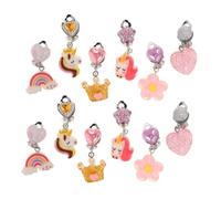 CAXUSD 6 Pairs Clip Earrings for Adorable Non Pierced Flower Jewelry for Dress Up Parties and Everyday Wear Inspires Creativity and Fun