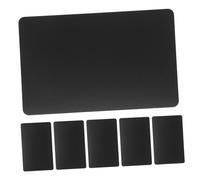 CAXUSD 6pcs Aluminum Business Card Blanks for Engraving Lightweight Metal Nameplates with Weatherproof Corrosion-Resistant Construction Portable Professional Plates for Business Meetings
