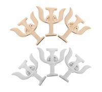CAXUSD 6pcs Psychology Psi Symbol Brooch Pin Vintage Alloy Lapel Pins for Doctors Nurses Medical Jewelry Party Bag Stuffers Gold Silver