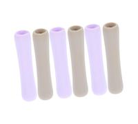CAXUSD 6pcs Touch Screen Pen Case Pen Body Sleeve and Stylus Cover Silicone Covers for Protection Decorative Pencil Sleeve Compatible with Pencil 1/2 Per Pack in Total for Daily Use