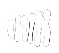 CAXUSD 6pcs Turntable Belt Replacement Rubber Phonograph Belt High Strength Wear-resistant Listening Experience