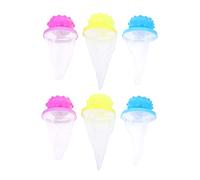 CAXUSD 6pcs Washing Machine Hair Catcher Mesh Bag Lint Filter Pouch for Collecting Pet Hair and Debris Convenient Laundry Supplies Multi-color