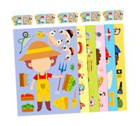 CAXUSD 6sets Fun Educational Activity for Home School Bright Colors Engaging Illustrations to Inspire Imagination and Family Bonding