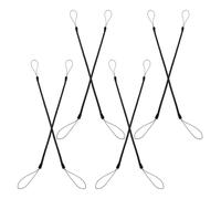CAXUSD 8pcs Elastic Pen Lanyard Tether Cord for Stylus Pens Retractable Anti-lost Spring Strap with Material Compatible with Digital Styluses for Office School and Bank Use
