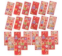 CAXUSD 90pcs Chinese Zodiac Horse Red Envelopes for Spring Festival Lunar Year Lucky Money Packets Hong Bao for Weddings Birthdays Graduation with Material and Prosperity Symbolism