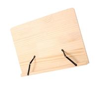 CAXUSD Adjustable Desktop Book Stand with Wood and Steel Construction, Multi-Functional Reading Rack for Hands-Free Learning and Reading, Portable Textbook Holder for Study Desk