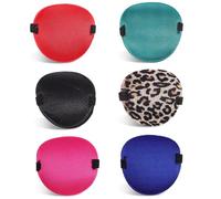 CAXUSD Adjustable Soft Eye Patch to Eyesight Lightweight Polyester 6pcs Single Eye Cover Easy to Carry Amblyopia Treatment for Adults for Pirate Party Costume Props