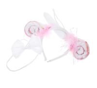 CAXUSD Animal Costume Accessories Set Fun Sheep Ear Headband Bowtie Tail Kit for Lightweight Comfortable Dress Up Props with Eye Catching Sequins for Parties Dances Halloween