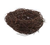 CAXUSD Artificial Rattan Bird Nest Decorative Bird Nest for Garden Ornament House for