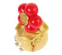 CAXUSD Artistic Resin Figurine Lucky Abundance Decoration for Living Room Home Office and Bedroom Distinctive Feng Shui Decor