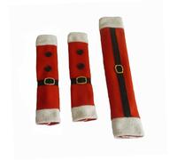 CAXUSD Belt Buckle Handle Covers for Fridge Microwave Cabinet 3 Pieces Set Christmas Design