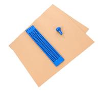 CAXUSD Braille Board Plastic Braille Writing Plate Braille Writing Surface for Blind Braille Writing Tool Braille and Stylus Kit Learning Kit and Stylus for Blind Fingerboards