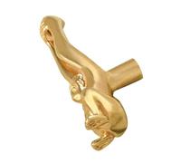CAXUSD Brass Decorative Cabinet Door Handle, Monkey-Shaped Furniture Knob for Drawers and Wardrobes, Interior Door Knobs for Home and Bathroom Storage