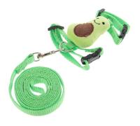 CAXUSD Bunny Harness Kit Pet Leash for Hamsters Small Animal Vest Set Green Breathable Nylon Plush Sleeveless Design for Outdoor Use