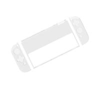 CAXUSD Case Compatible for Switch Oled Game Console Protective Hard Case Left Right Controller Protectors for Gaming at Home Travel