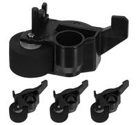 CAXUSD Cassette Pinch Roller Replacement Audio Parts Plastic 10mm 4pcs