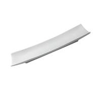 CAXUSD Ceramic Sushi Plate Fish Storage Dish White Food Serving Plate Simple Design Lightweight for Home Use