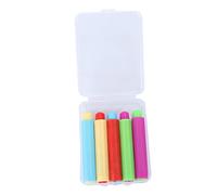 CAXUSD Chalk Holder and Writing Extender Set 5pcs Storage Case 9.5x1.5cm Adjustable Clip for School Classroom and Office Use Random Color