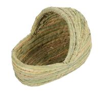 CAXUSD Chicken Laying Nest Woven Coop for Small Animals Natural Straw Material Bed Cozy and Warm Nest for Chickens Rabbits and Guinea Pigs Easy to Clean and Maintain