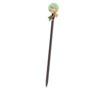 CAXUSD Classic Hair Stick Retro Vintage Hair Fork with Wood and Jade Material with Smooth Edges Delicate Ancient Chinese Style for Elegant Updos and Daily Wear