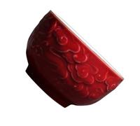 CAXUSD Classical Ceramic Kung Fu Tea Cup Large Single Red Teacup for Home
